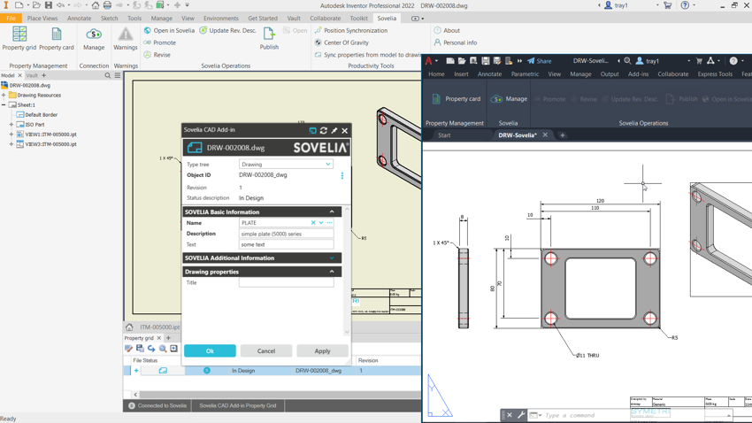 Inventor AutoCAD 2022