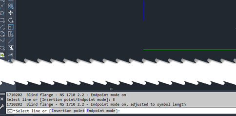 Endpoint mode command line Sovelia AutoCAD