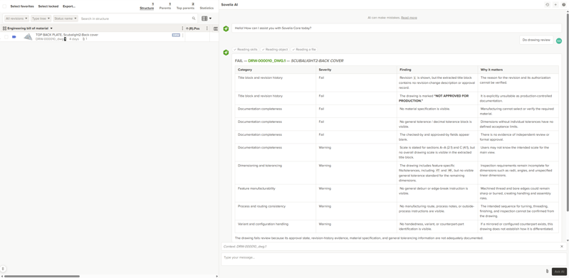 Sovelia Core PLM AI Assistant Skills